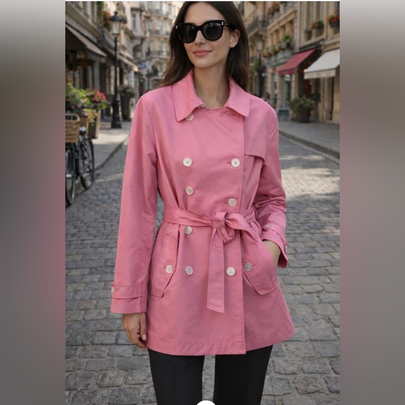 Ralph Lauren Jackets & Blazers - Ralph Lauren Pink Trench Coat size XL